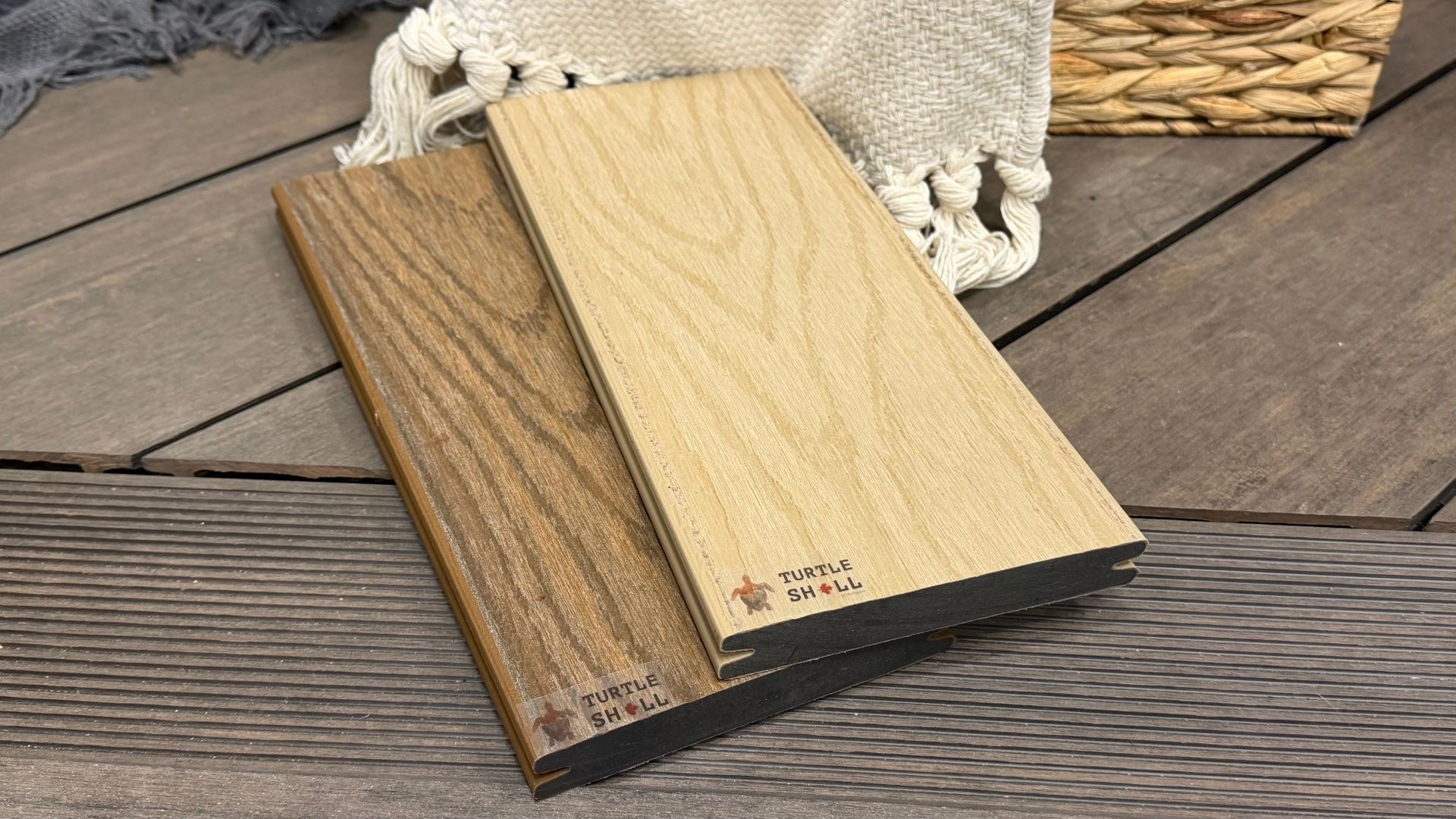 Террасная доска из ДПК Turtle Shell, Solid, Scottish Slatewood, Co-Extrusion (Dual)