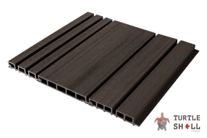 Фасадная (стеновая) реечная панель из дпк Mono Lines, Texas Hickory Co-Extrusion