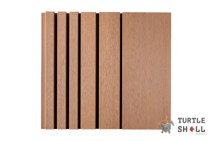 Фасадная (стеновая) реечная панель из дпк Middle Lines, Siberian Pine, Co-Extrusion